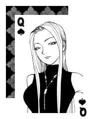 A well-dressed woman with a confident gaze.